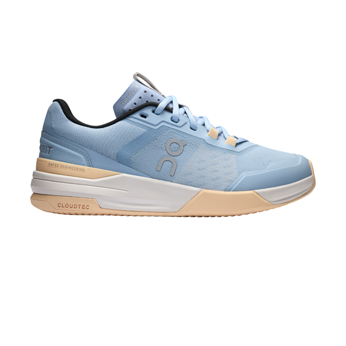 On The Roger Advantage Pro Clay Shoe Women - Chambray/Blonde Tennis Shoes On Running
