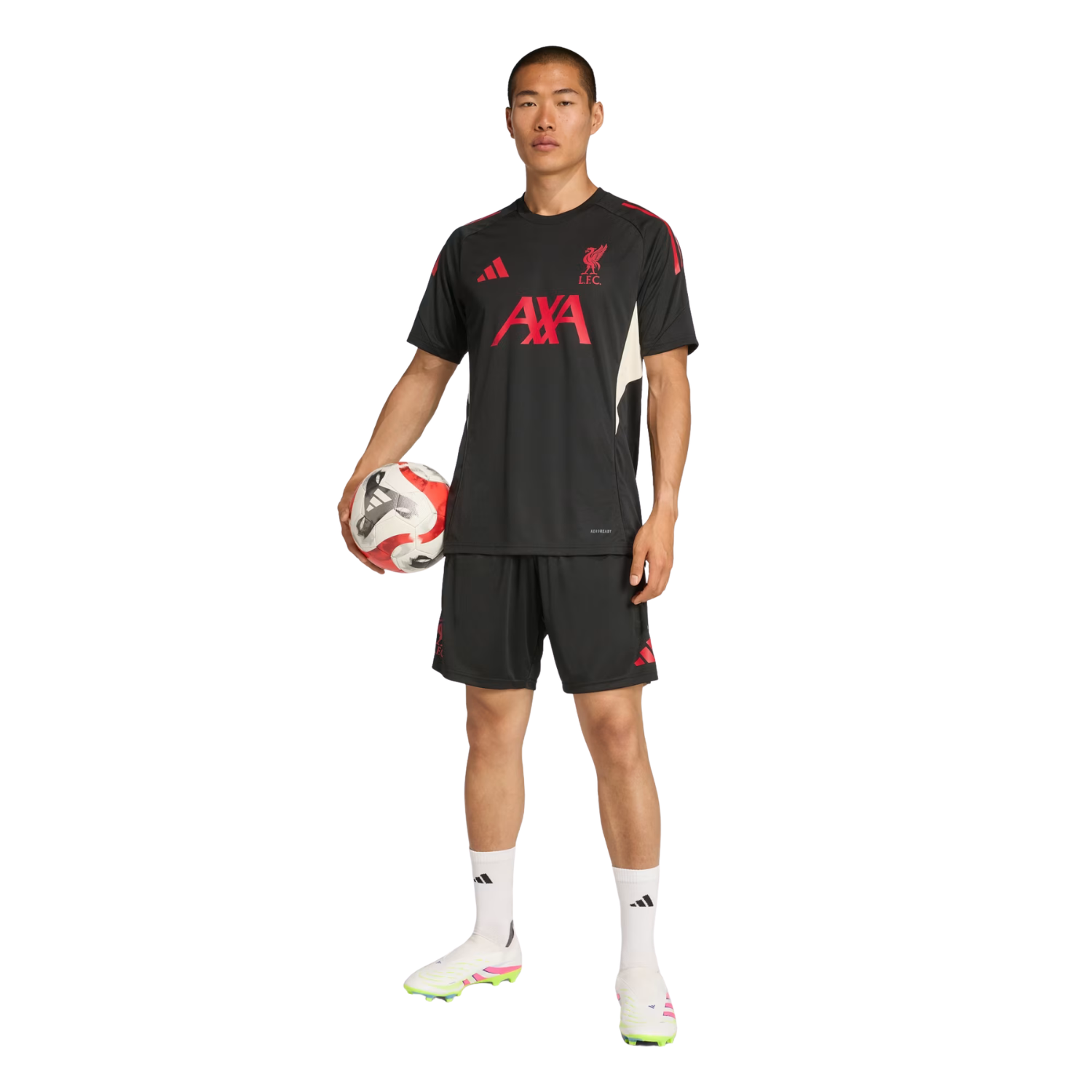 Adidas Liverpool F.C. 25/26 Training Jersey - Black Clothing Adidas