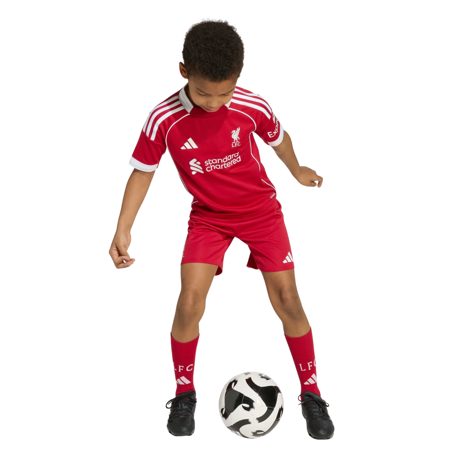 Adidas Liverpool F.C. 25/26 Home Mini Kit - Red Clothing Adidas