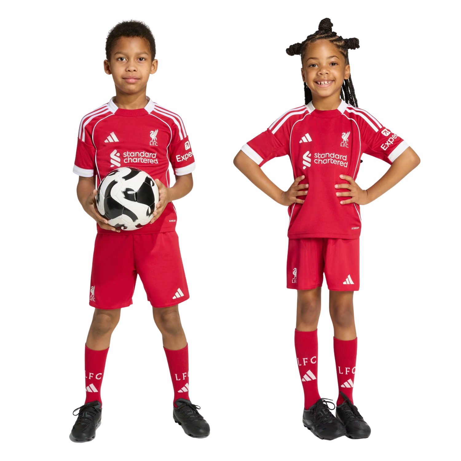 Adidas Liverpool F.C. 25/26 Home Mini Kit - Red Clothing Adidas