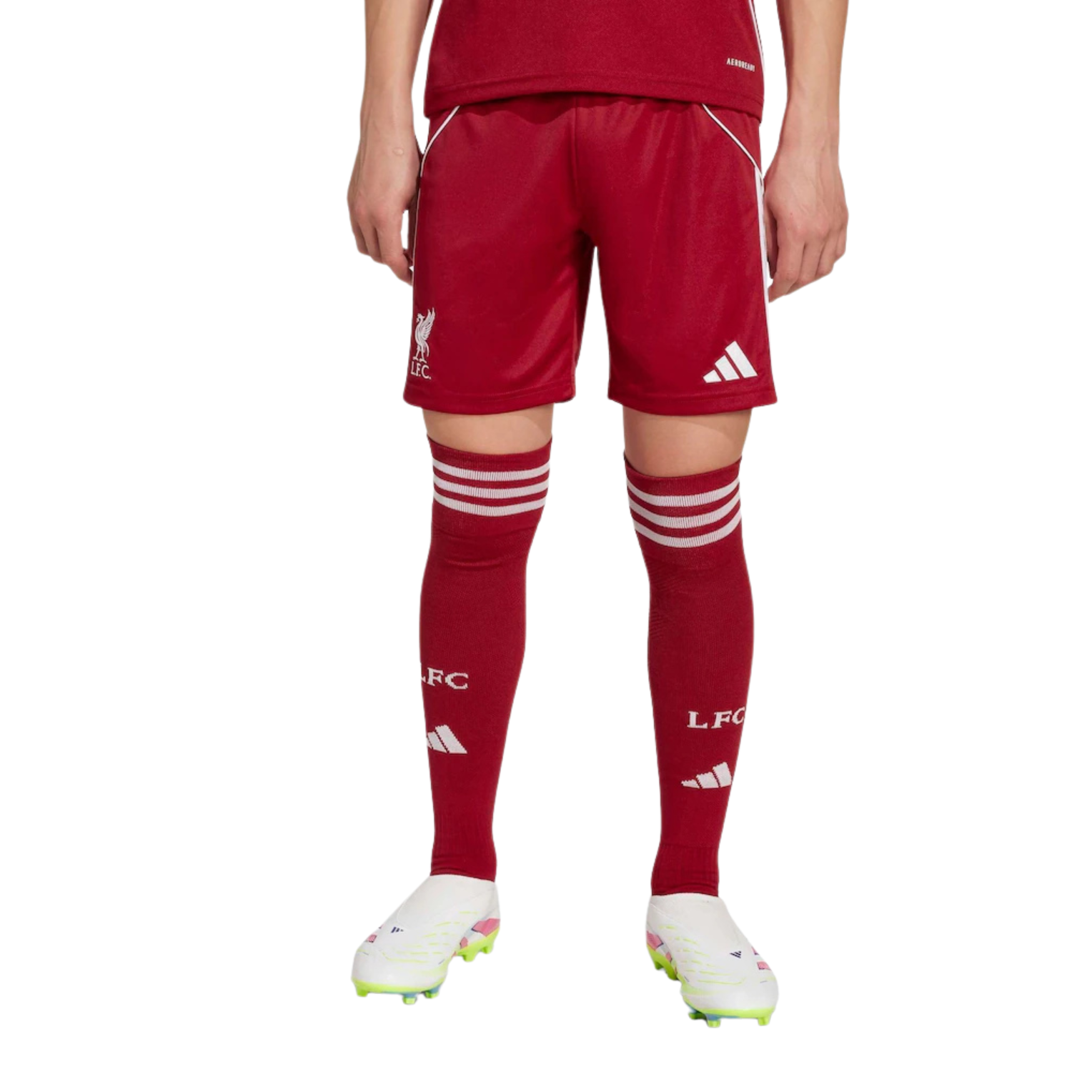 Adidas Liverpool F.C. 25/26 Home Shorts Junior - Red Clothing Adidas