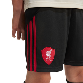 Adidas Liverpool F.C. 25/26 Away Shorts Junior - Black Clothing Adidas