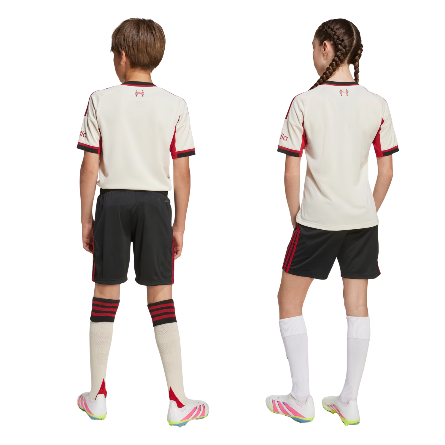 Adidas Liverpool F.C. 25/26 Away Shorts Junior - Black Clothing Adidas