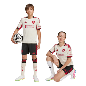 Adidas Liverpool F.C. 25/26 Away Shorts Junior - Black Clothing Adidas
