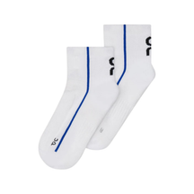 On Court Sock Mid 1 Unisex - White/Indigo White Indigo Clothing On Running
