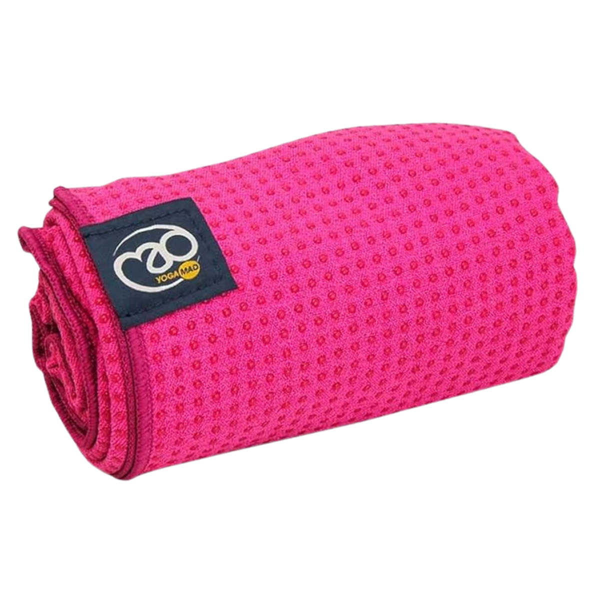 Fitness Mad Grip Dot Yoga Towel - Multicolor Bright Pink 183 cm (L) x 60 cm (W) Accessories Fitness Mad