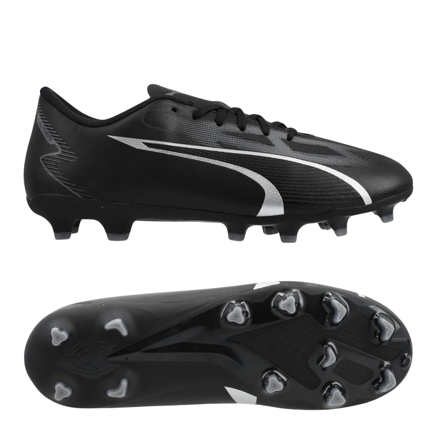 Puma Ultra Play FG/AG Football Boots Junior - Ultra Blue/ White/ Pro Green Football Boots Puma