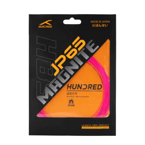Hundred JP65 Magnite Badminton String Set - Quartz Pink String (Packs) Hundred