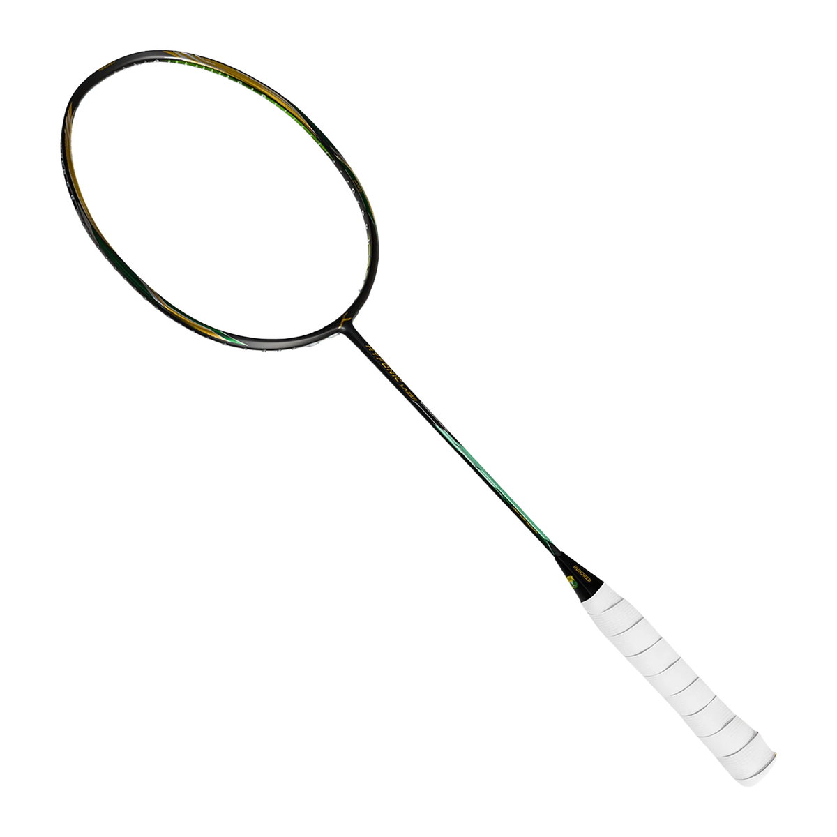Hundred Hyfonic Lazer (5U) Strung - Black/Green Badminton Rackets Hundred