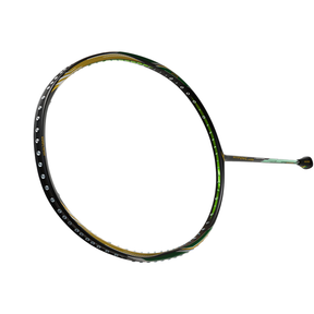 Hundred Hyfonic Lazer (5U) Strung - Black/Green Badminton Rackets Hundred