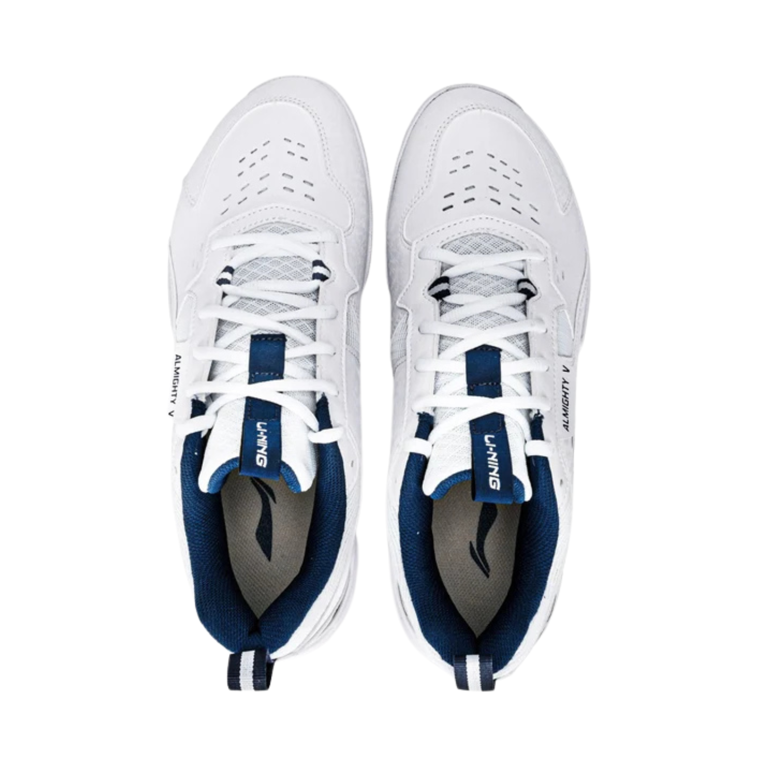 Li-Ning Almighty 5 Badminton Shoes AYTT001-3 - White/Blue
