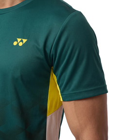 Yonex YTM12 V2 Men T-Shirt - Dark Teal Clothing Yonex