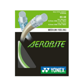 Yonex Aerobite String (10m Set) White/Green