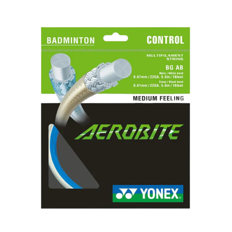 Yonex Aerobite String (10m Set) White/Red