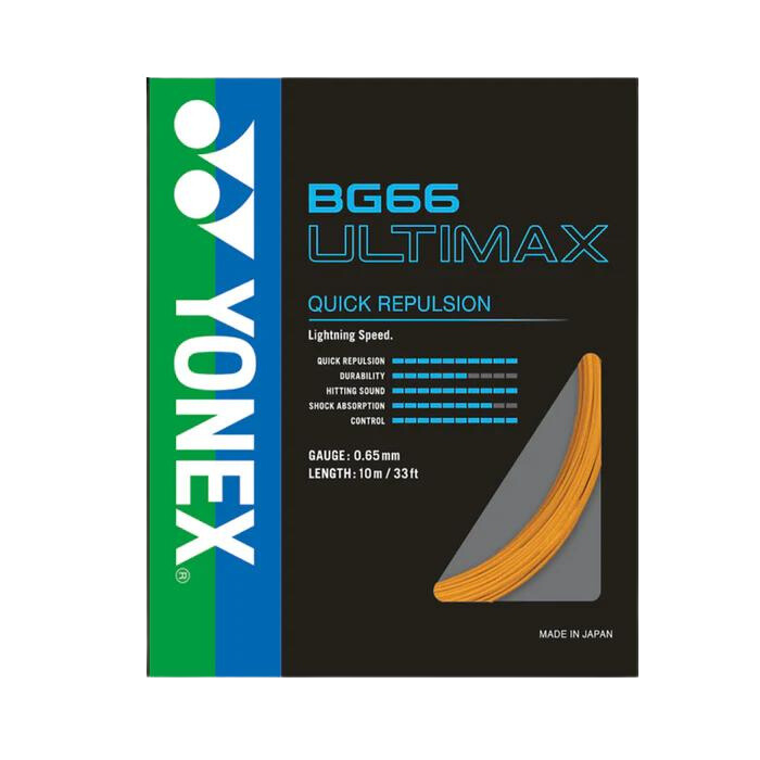 Yonex BG66 Ultimax 琴弦组（10 米）