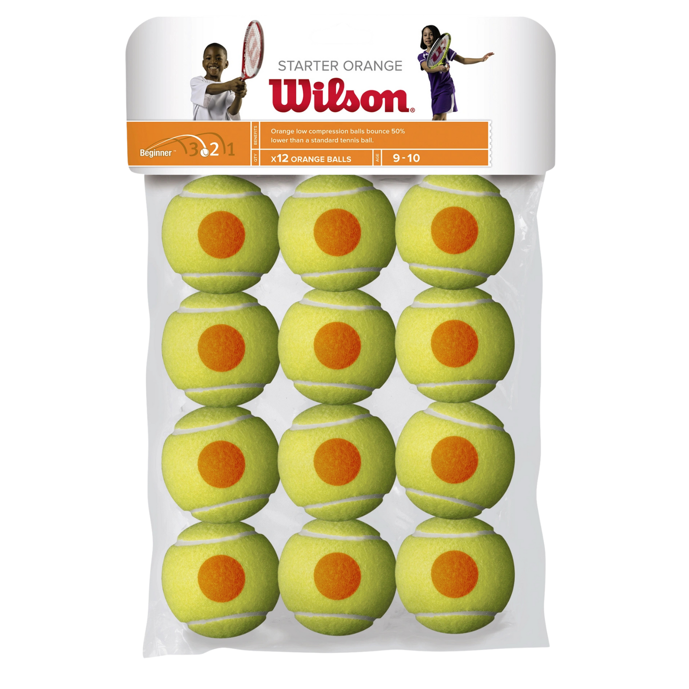 Wilson Starter Orange Ball Tennis Balls Wilson