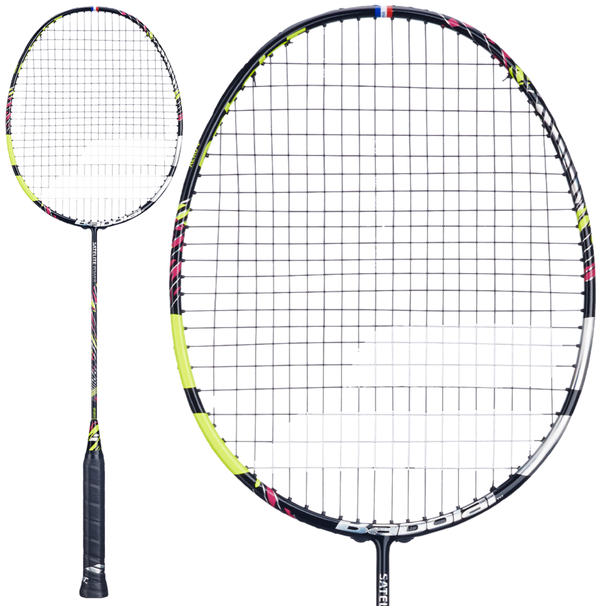 ラケット Babolat Satellite 6.5 Babolat Satelite Power Badminton Racket Strung - Black/Yellow