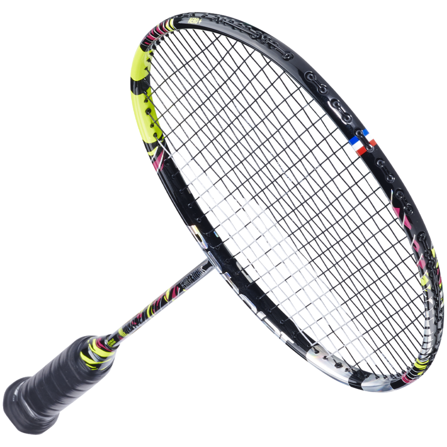 Babolat Satelite Power Badminton Racket Strung - Black/Yellow Badminton Rackets Babolat