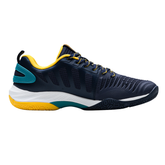 Hundred Hypercourt Badminton Shoe Unisex - Blue Navy Green Yellow Badminton Shoes Hundred
