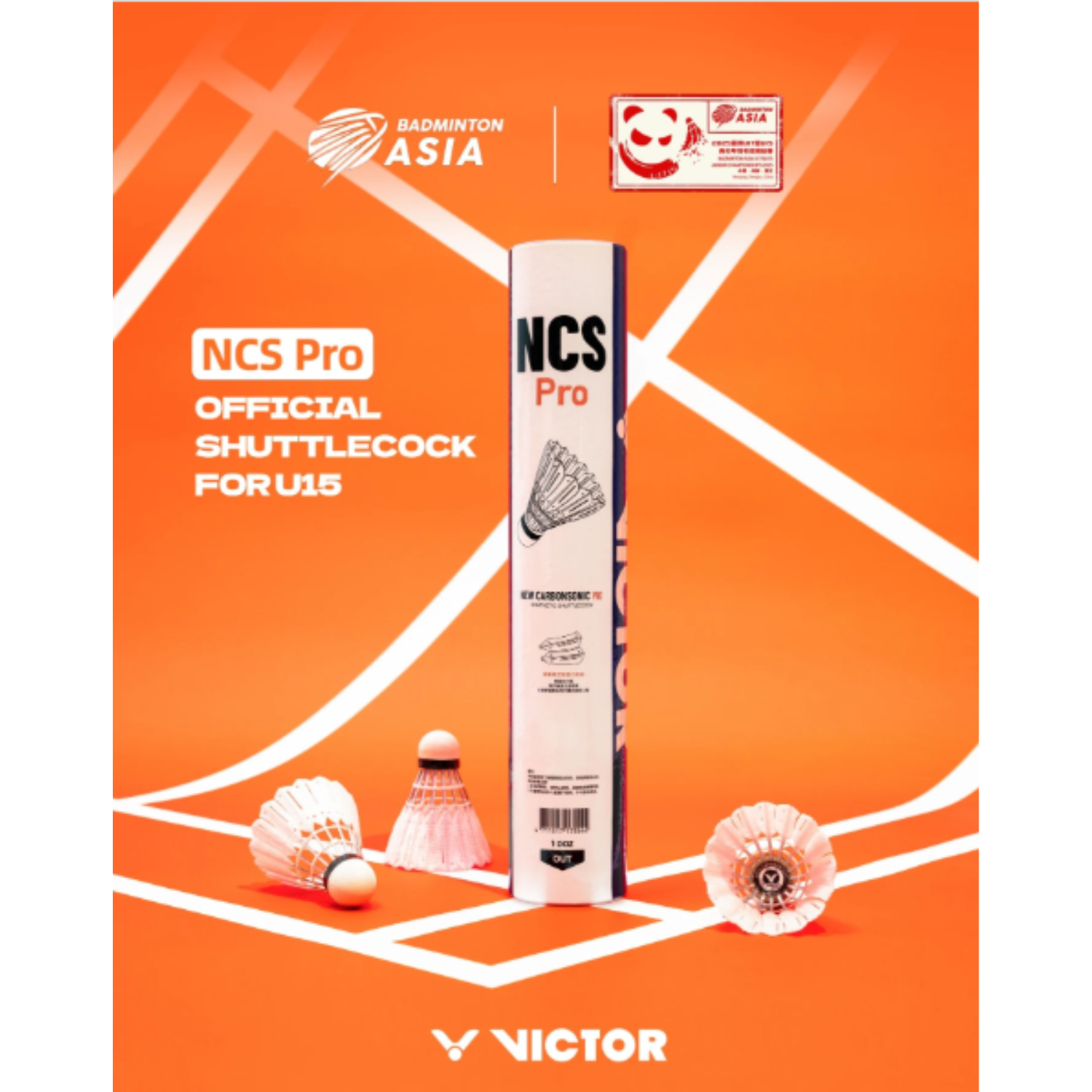 Victor New CarbonSonic Pro Shuttles NCS Synthetic Shuttle Victor