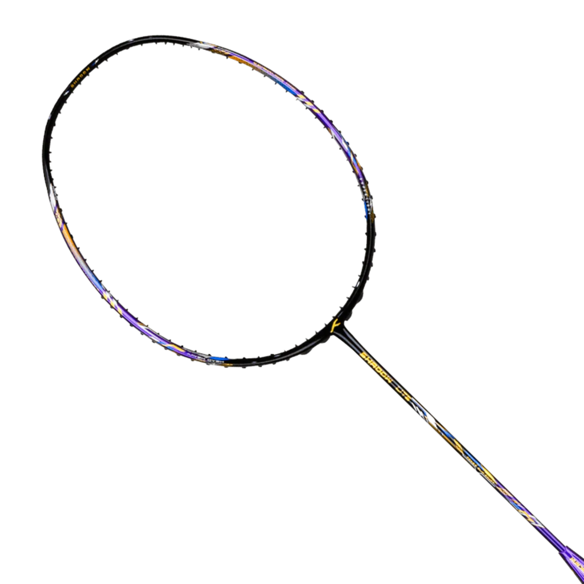 Hundred Shadow Lite Badminton Racket - Black/Purple Black Purple 5U Badminton Rackets Hundred
