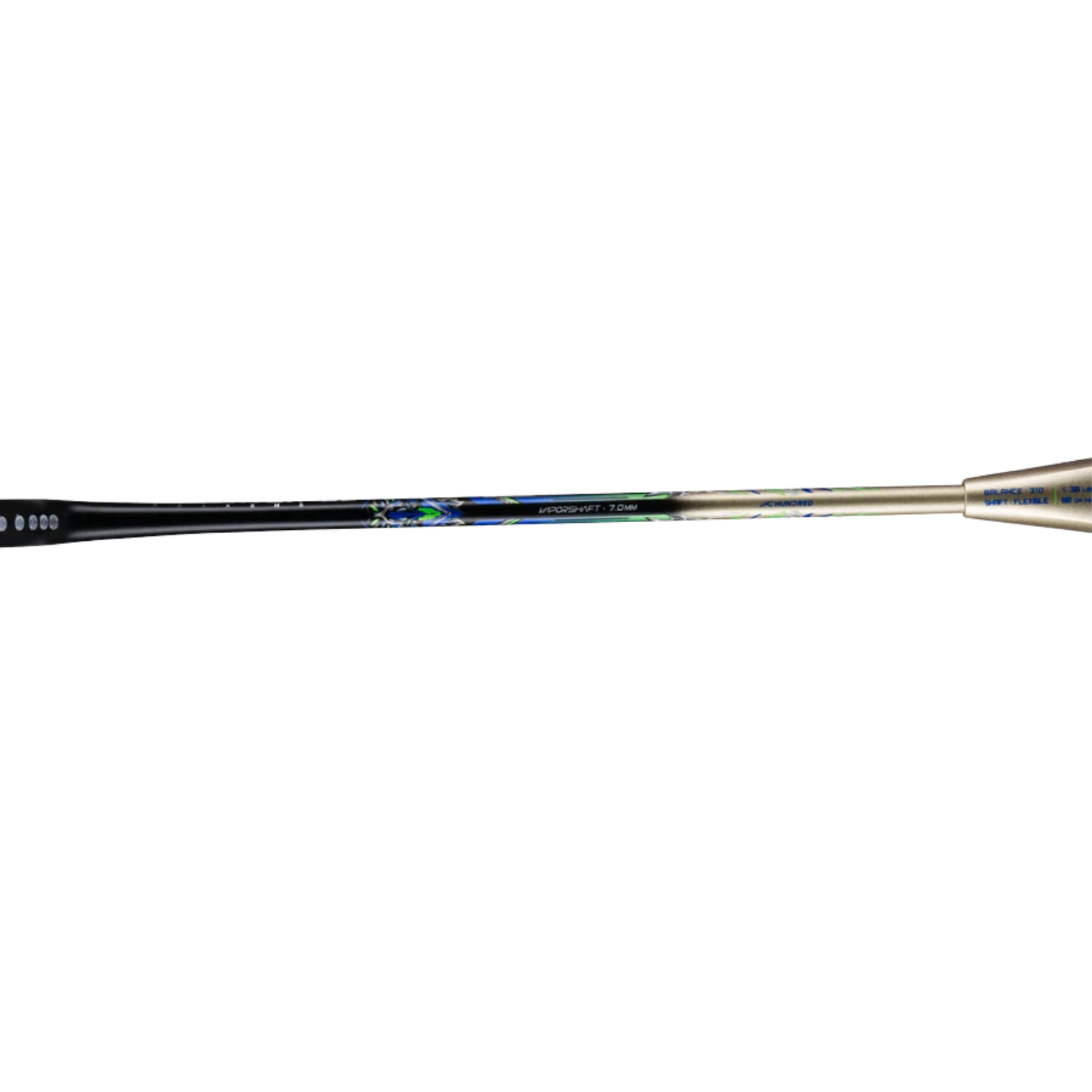 Hundred Predator 82 Extreme Badminton Racket - Black/Gold Badminton Rackets Hundred