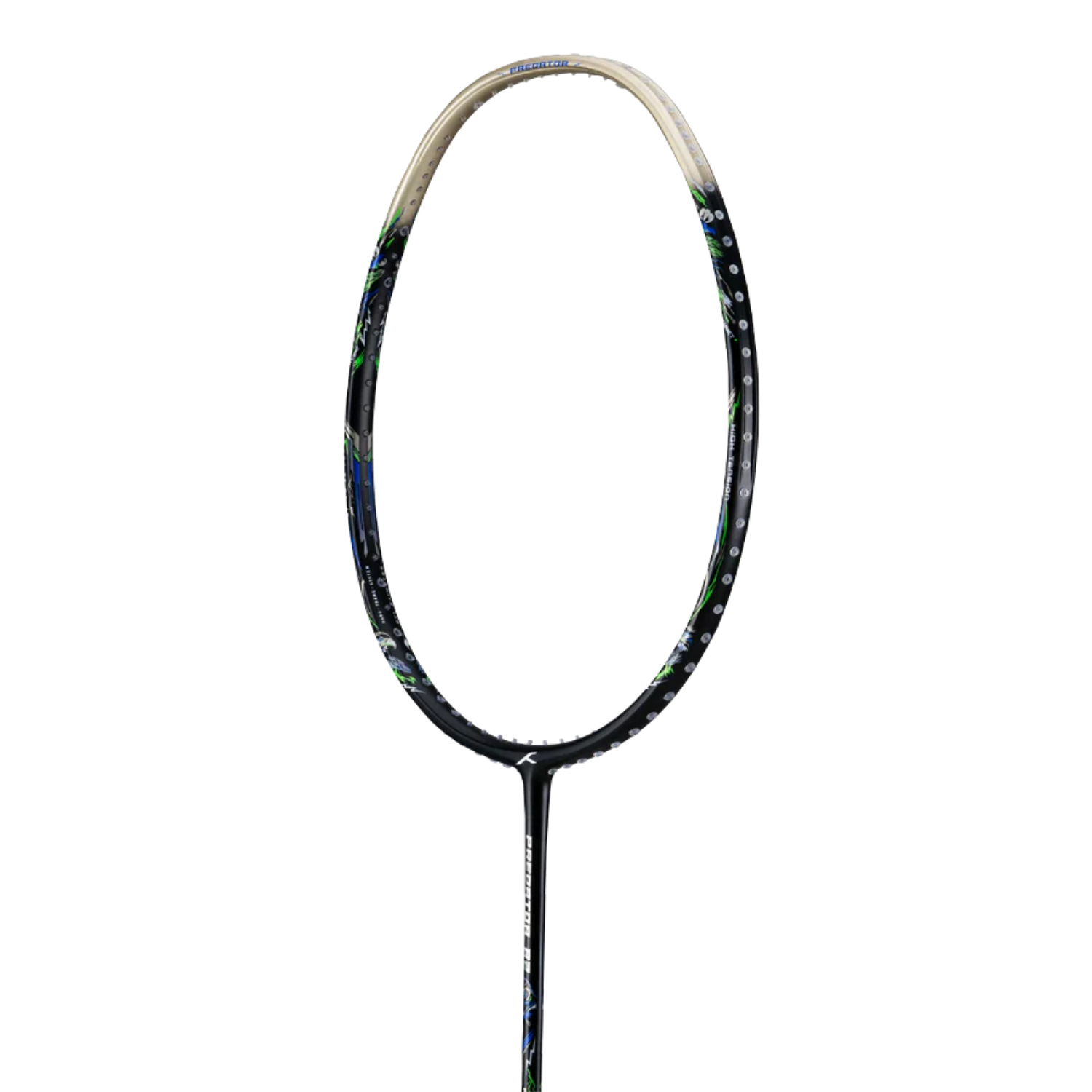 Hundred Predator 82 Extreme Badminton Racket - Black/Gold Badminton Rackets Hundred
