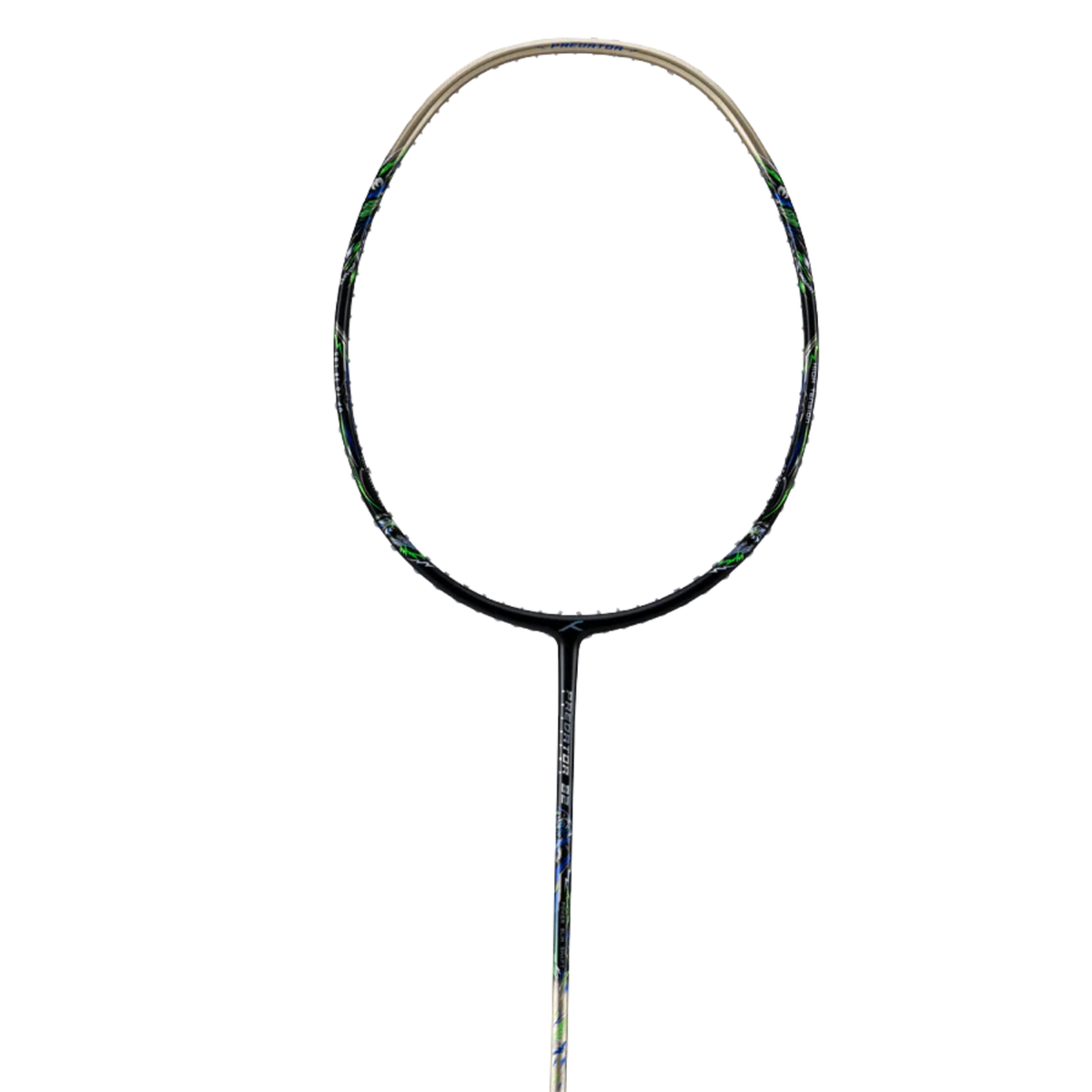 Hundred Predator 82 Extreme Badminton Racket - Black/Gold Badminton Rackets Hundred