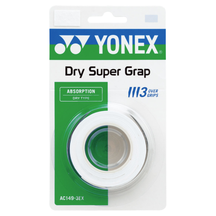 Yonex Dry Super Grap AC149-3EX (3 pcs) White OS Clearance Yonex
