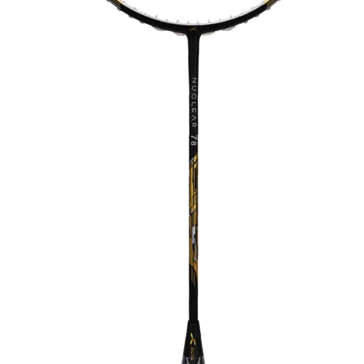 Hundred Nuclear 78 5U Badminton Racket - Black/Gold Badminton Rackets Hundred