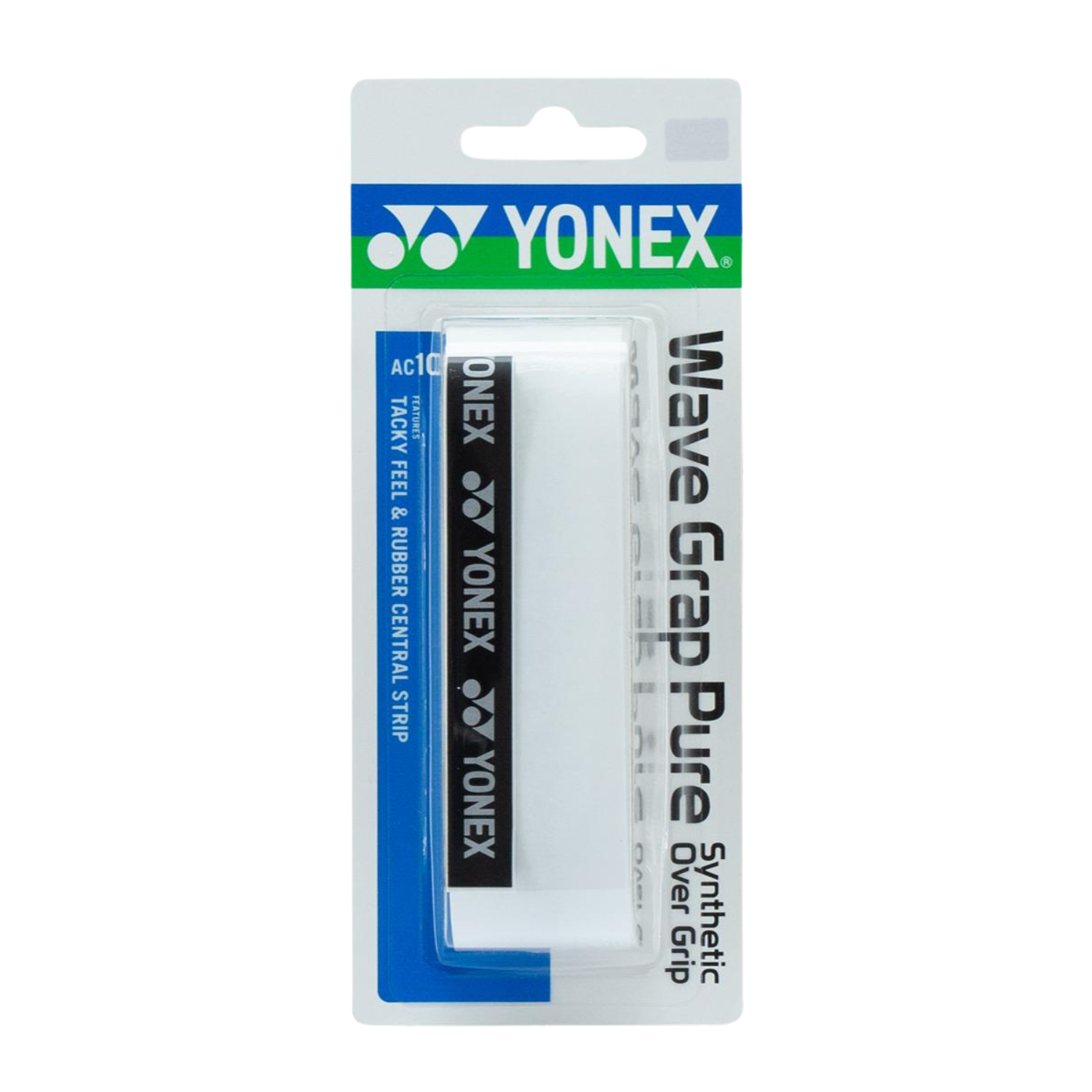 Yonex AC108WEX Wave Grap Pure (White) Overgrips Yonex