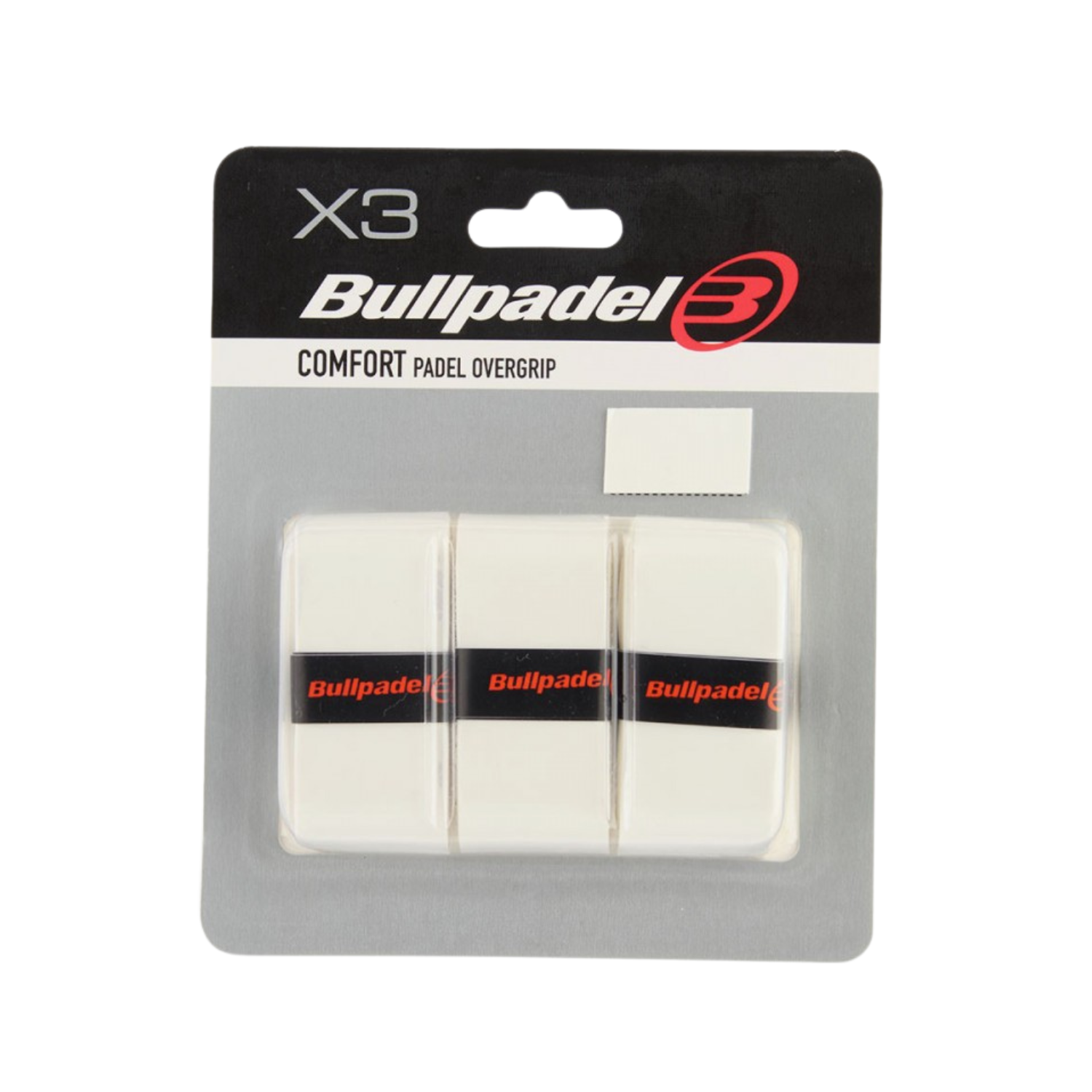 BullPadel GB-1200 Comfort Padel Grips - White Overgrips BullPadel