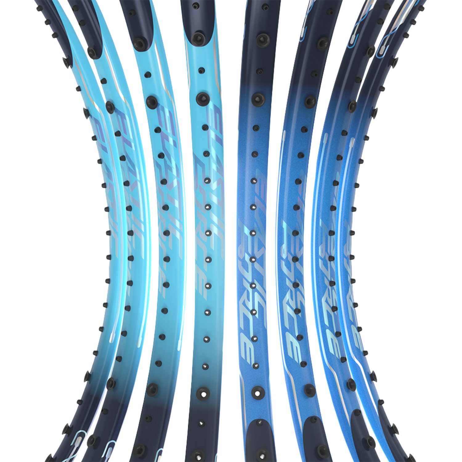 Jnice Elastic Force Tour 3U Unstrung Badminton Racket - Blue/Black Badminton Rackets JNICE