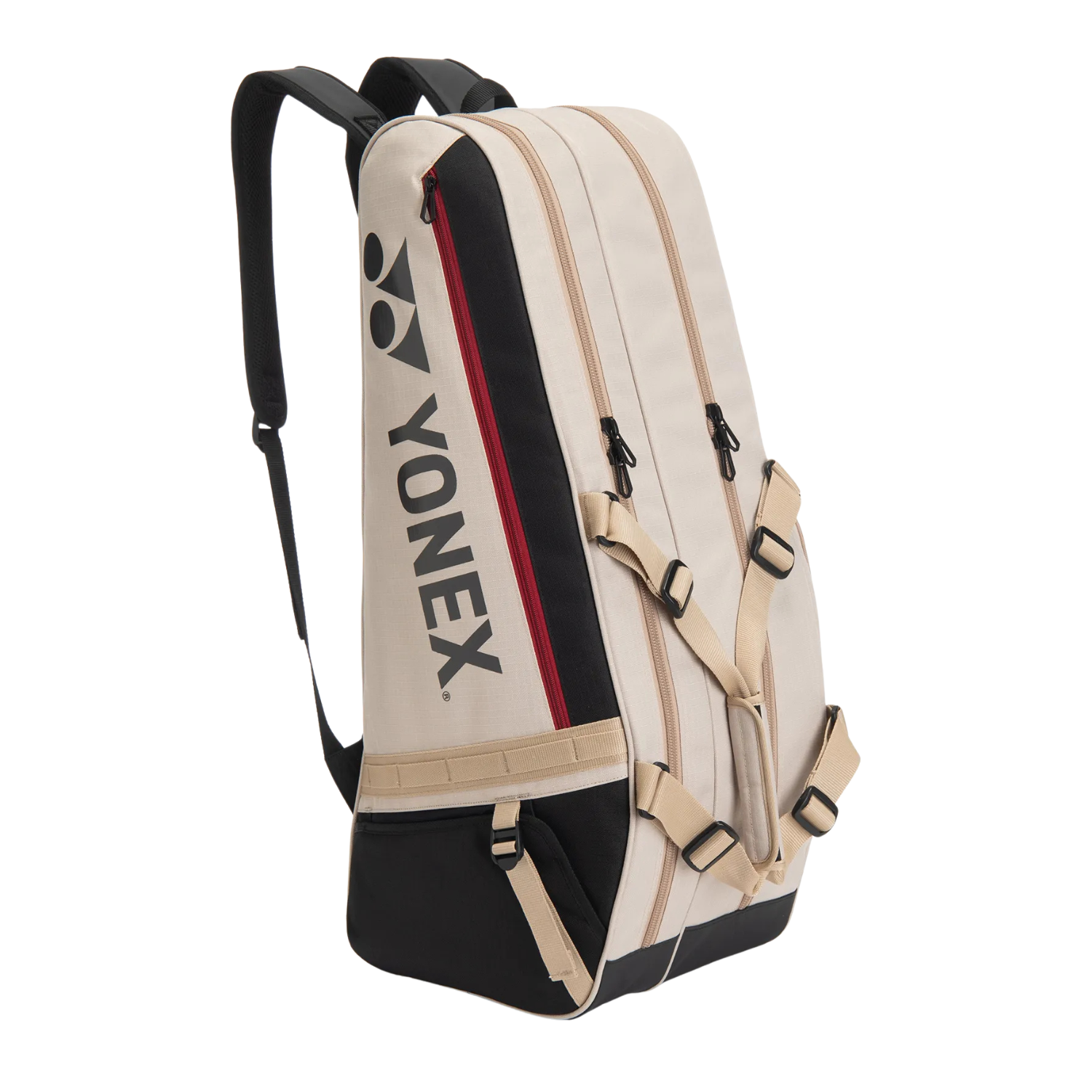 Yonex BA72626EX Gearlogic 6 Racket Bag - Beige Beige 6 Rackets Luggage Yonex