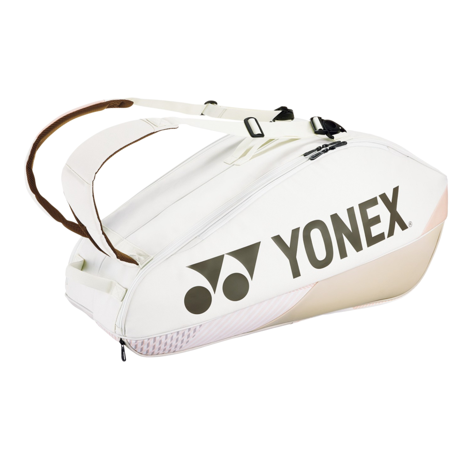 Yonex BA92426EX Pro 6 Racket Bag - Sand Beige Sand Beige 6 Rackets Luggage Yonex