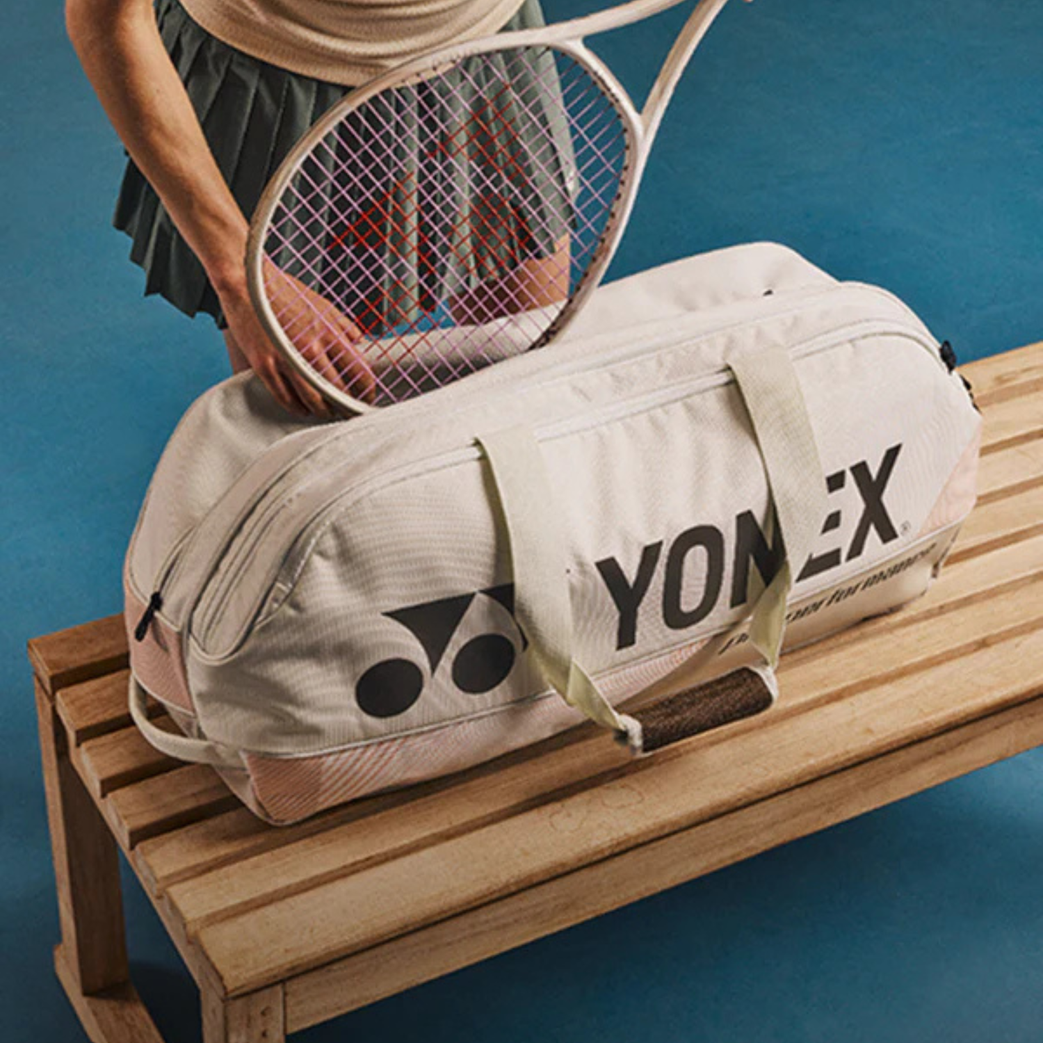 Yonex BA92431WEX Pro Tournament Bag - Sand Beige Luggage Yonex