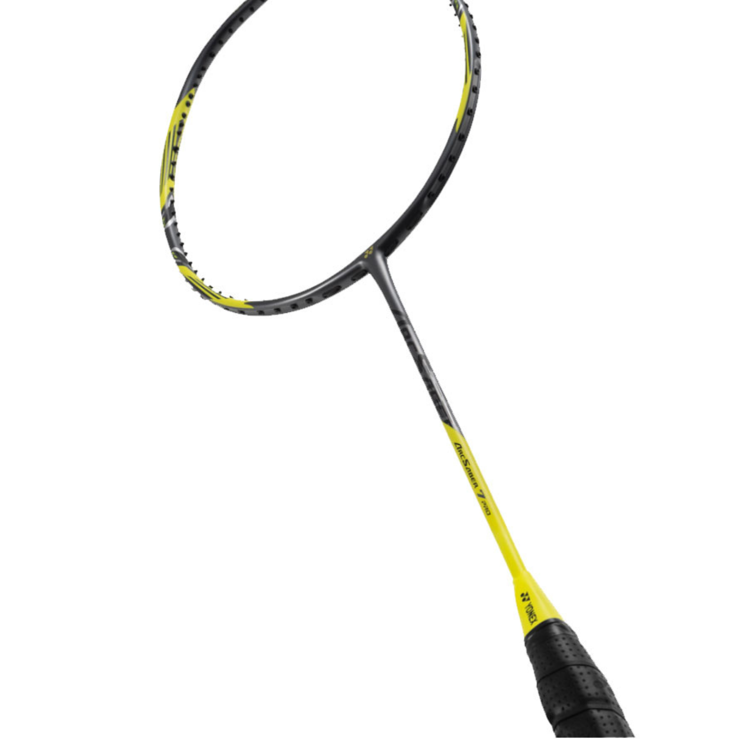 Yonex Arcsaber 7 Pro 4U Badminton Racket Free Restring & Autograph - Gray/Yellow / Unstrung Badminton Rackets Yonex
