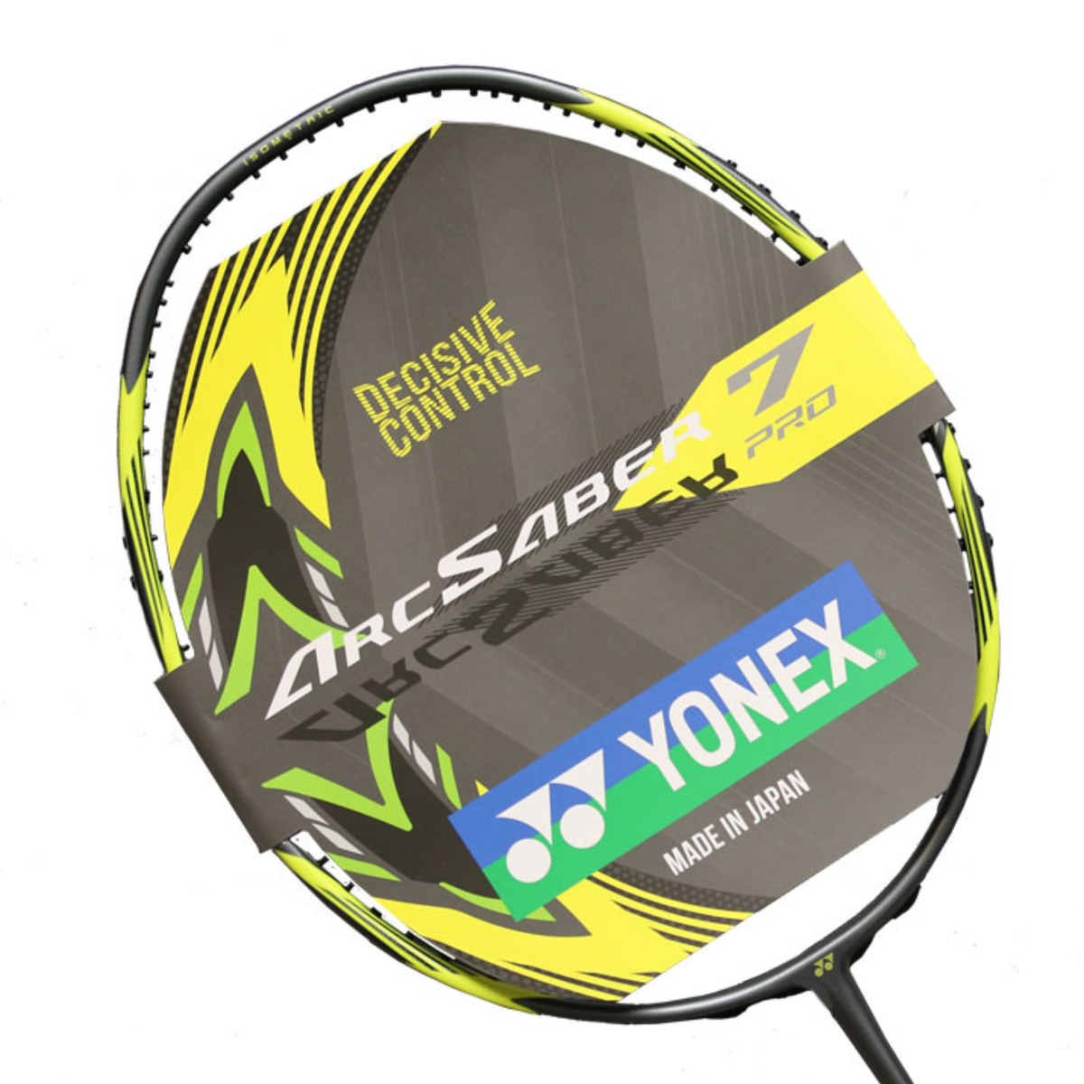 Yonex Arcsaber 7 Pro 4U Badminton Racket Free Restring & Autograph - Gray/Yellow / Unstrung Badminton Rackets Yonex