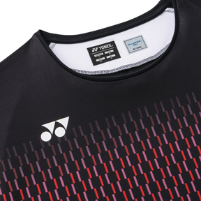 Yonex 10713EX Tournament Crew Neck Shirt Men - Black Clothing Yonex