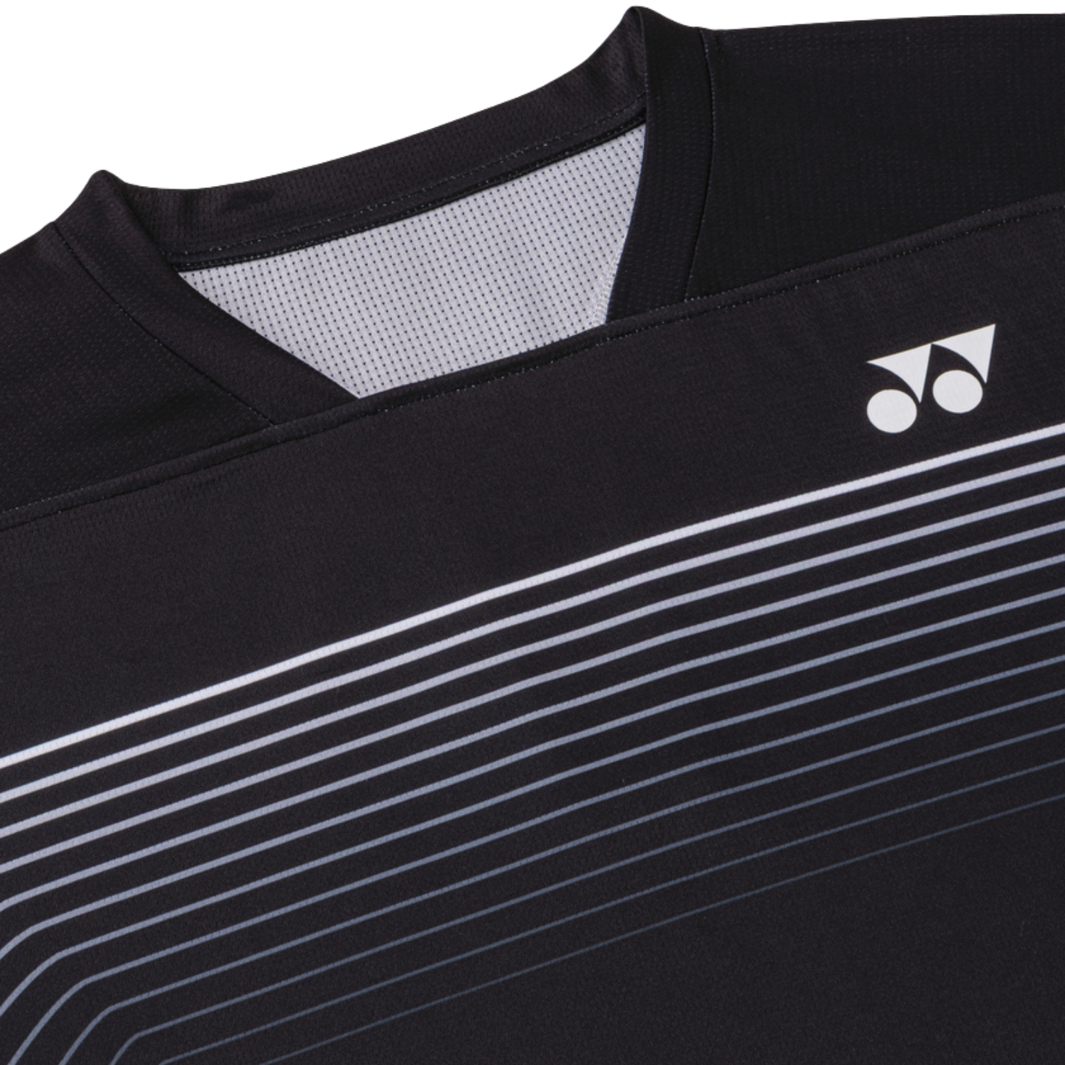 Yonex 10727EX Practice Crew Neck Shirt Unisex - Black Clothing Yonex