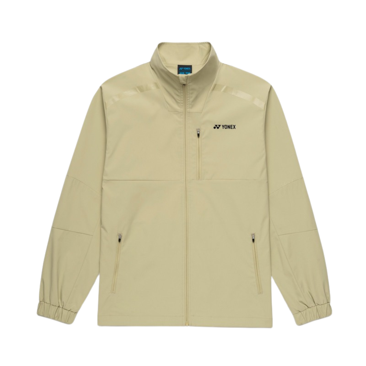 Yonex 50198JEX Practice Warm-Up Jacket Junior - Khaki Beige Khaki Beige Clothing Yonex