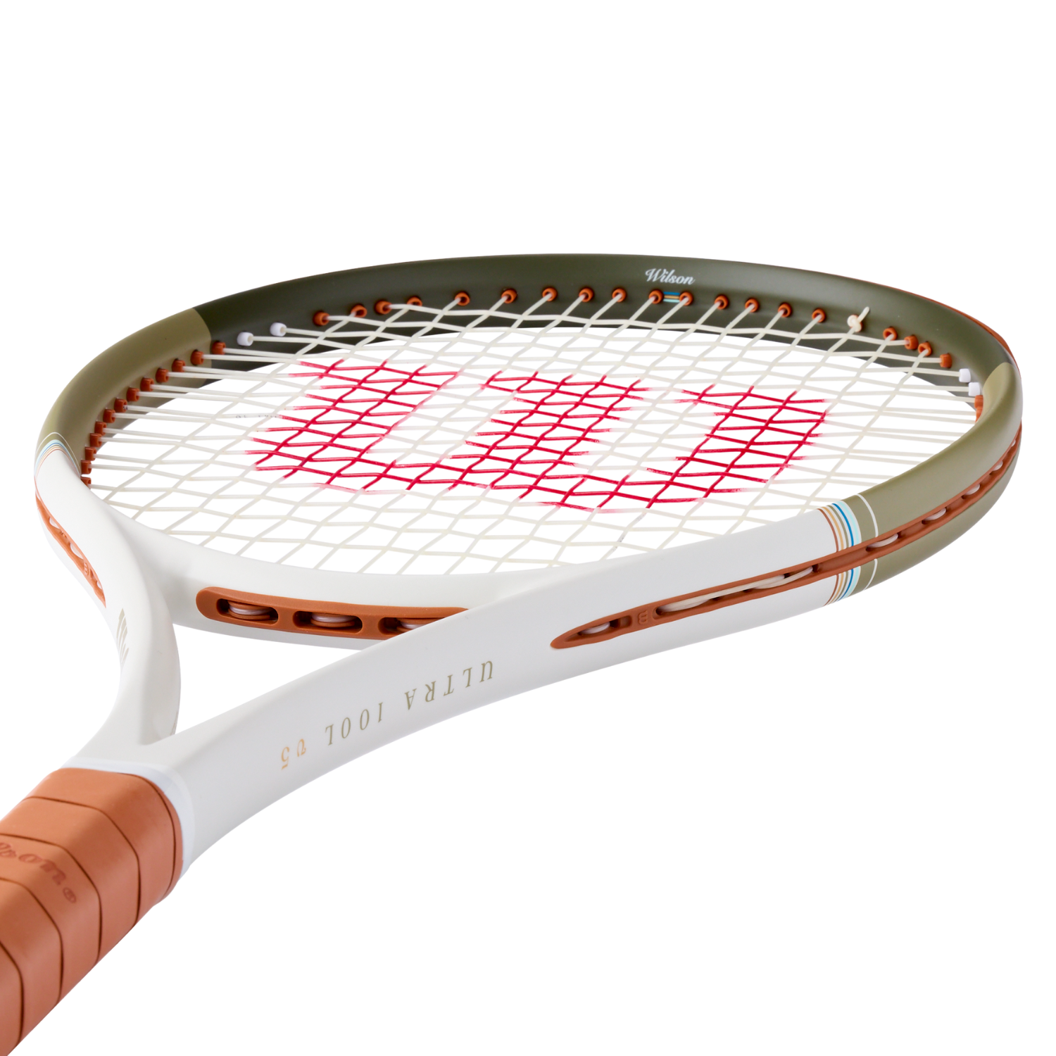 Wilson Ultra 100L V5 Desert 2026 Tennis Racket - Brown/Green Tennis Rackets Wilson