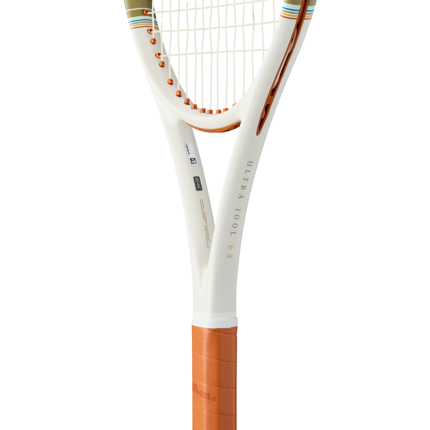 Wilson Ultra 100L V5 Desert 2026 Tennis Racket - Brown/Green Tennis Rackets Wilson