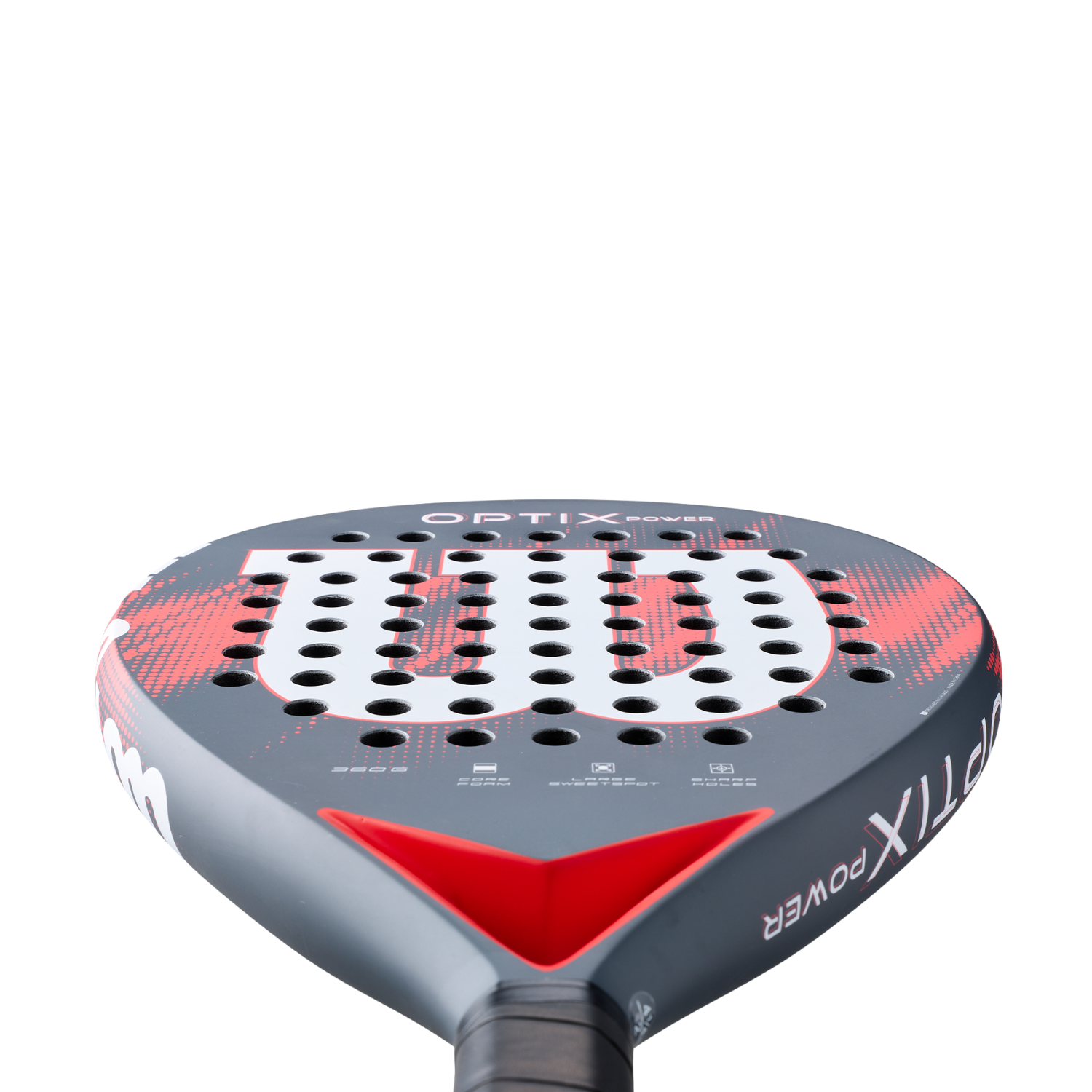 Wilson Optix V2 Power 2026 Padel Racket - Red Padel Wilson