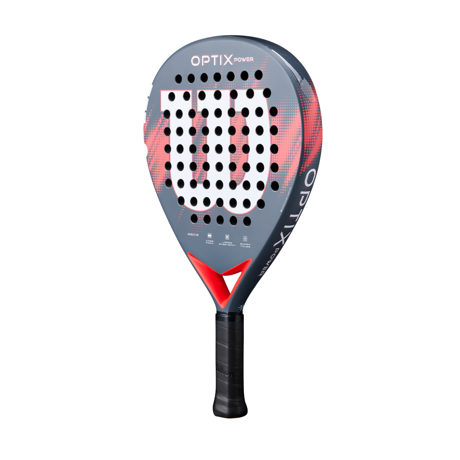 Wilson Optix V2 Power 2026 Padel Racket - Red Padel Wilson