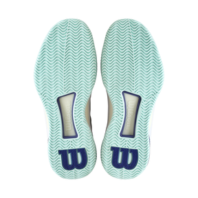 Wilson Intrigue Tour Tennis Shoe Women - White/Bay/Skip Blue Tennis Shoes Wilson