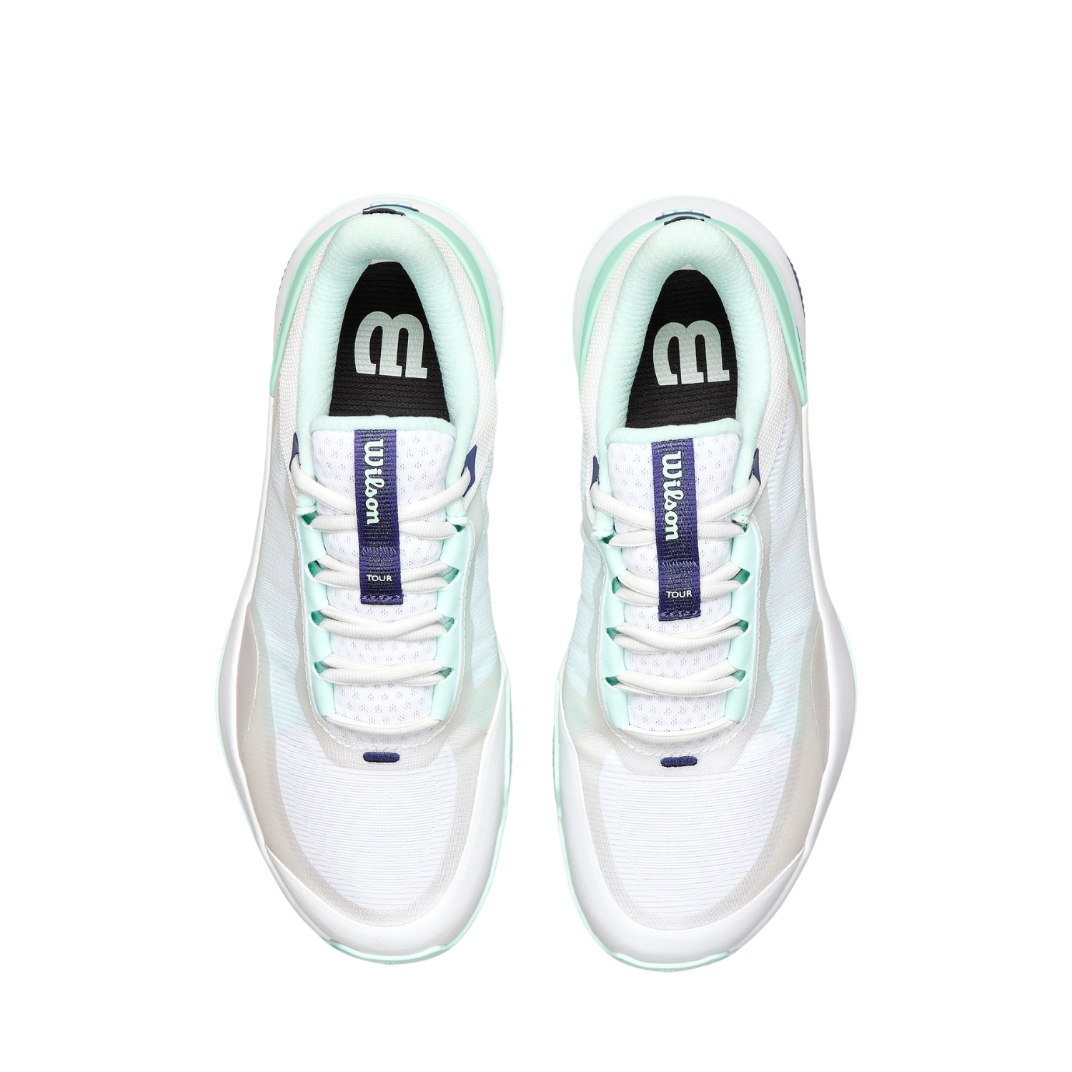 Wilson Intrigue Tour Tennis Shoe Women - White/Bay/Skip Blue Tennis Shoes Wilson