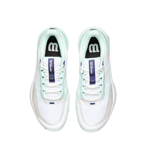 Wilson Intrigue Tour Tennis Shoe Women - White/Bay/Skip Blue Tennis Shoes Wilson