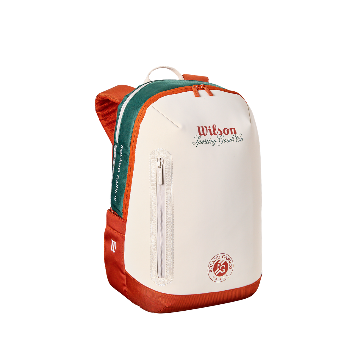 Wilson Roland Garros 2026 Tennis Backpack - Cream/Clay/Green Cream Clay Green Backpack Luggage Wilson