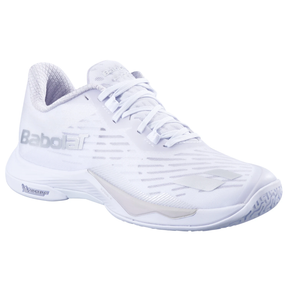 Babolat Shadow Tour 5 Badminton Shoe Women - White Tennis Shoes Babolat